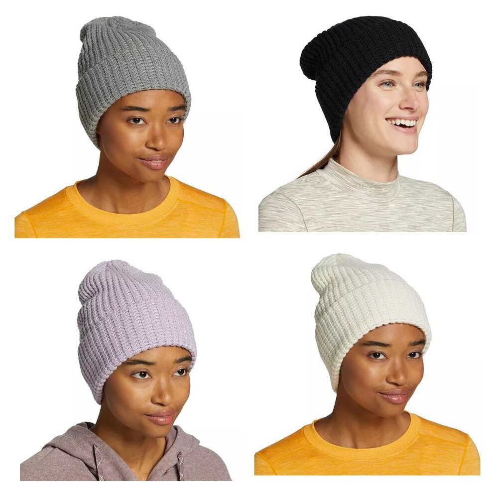 NWT Alpine Design Women's Slouchy Waffle Beanie Winter Hat One Size Colors UA0